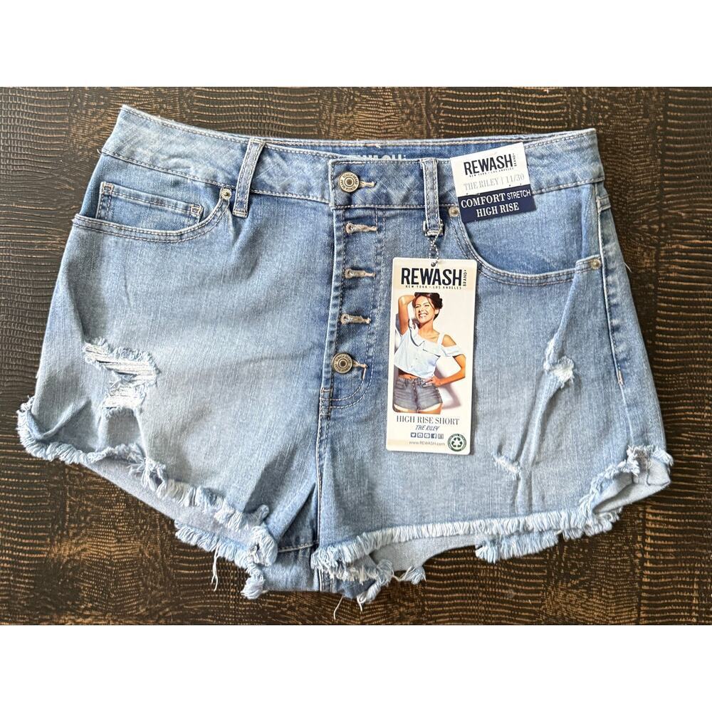 Rewash The Riley Five Button Closure comfort stretch high-rise | NWT